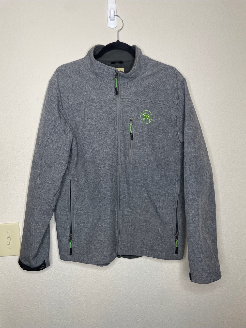 Hooey | Men’s Grey Full Zip Coat Size Large